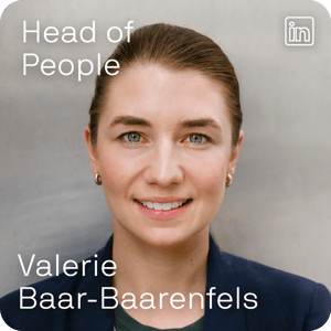 Head of People at Tset: Valerie Baar-Baarenfelds