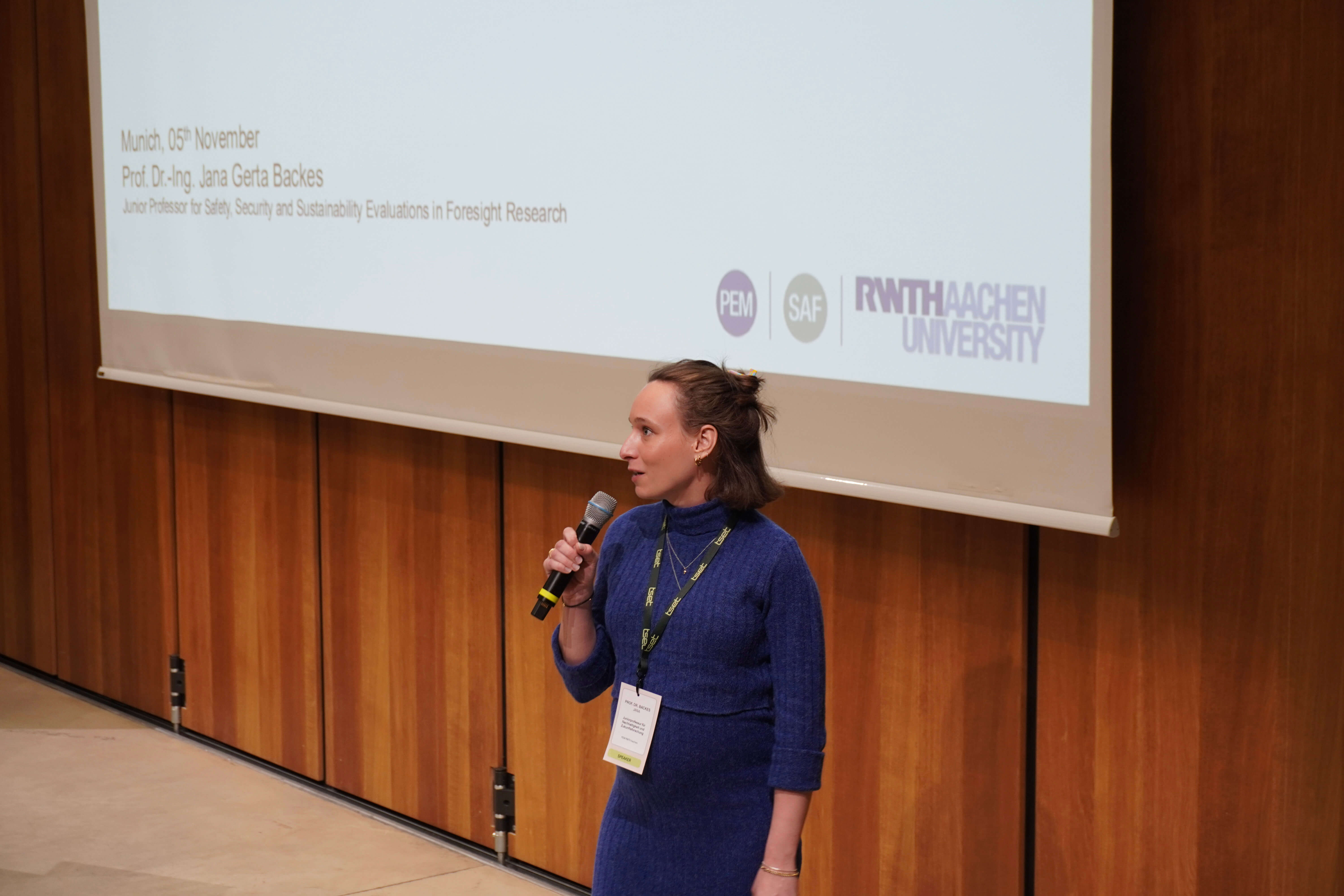 Prof. Dr. Jana Backes at Tset Summit 2025