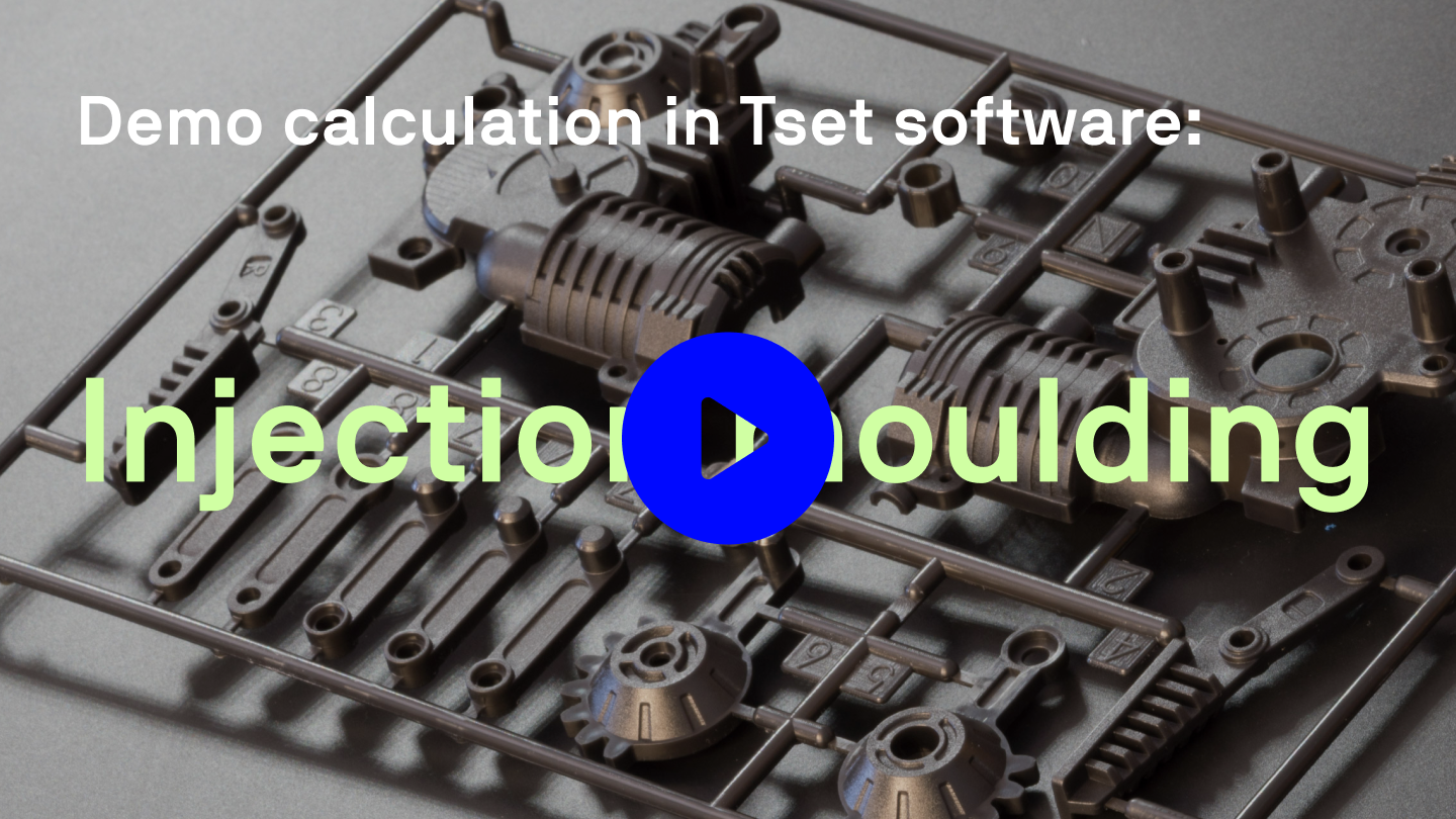Demo calculations in Tset software: Injection Moudlding video preview