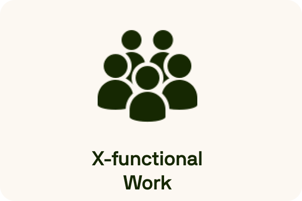 Icon of a team representing cross-functional collaboration in product development