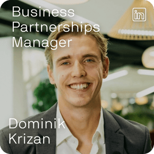 Business Partnerships Manager: Dominik Krizan Business Partnerships Manager: Dominik Krizan