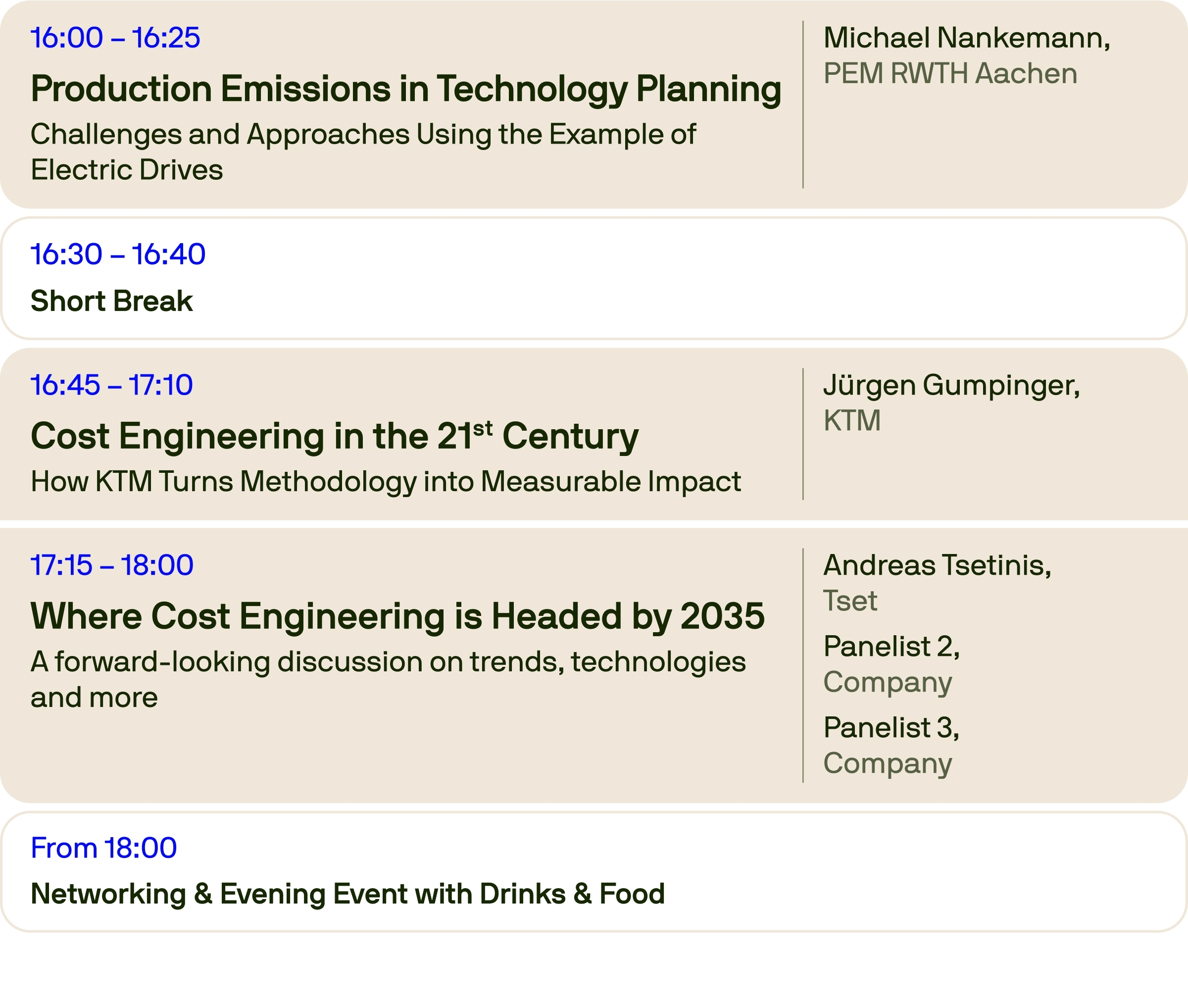 Tset Summit Event Agenda second part Tset Summit Event Agenda second part