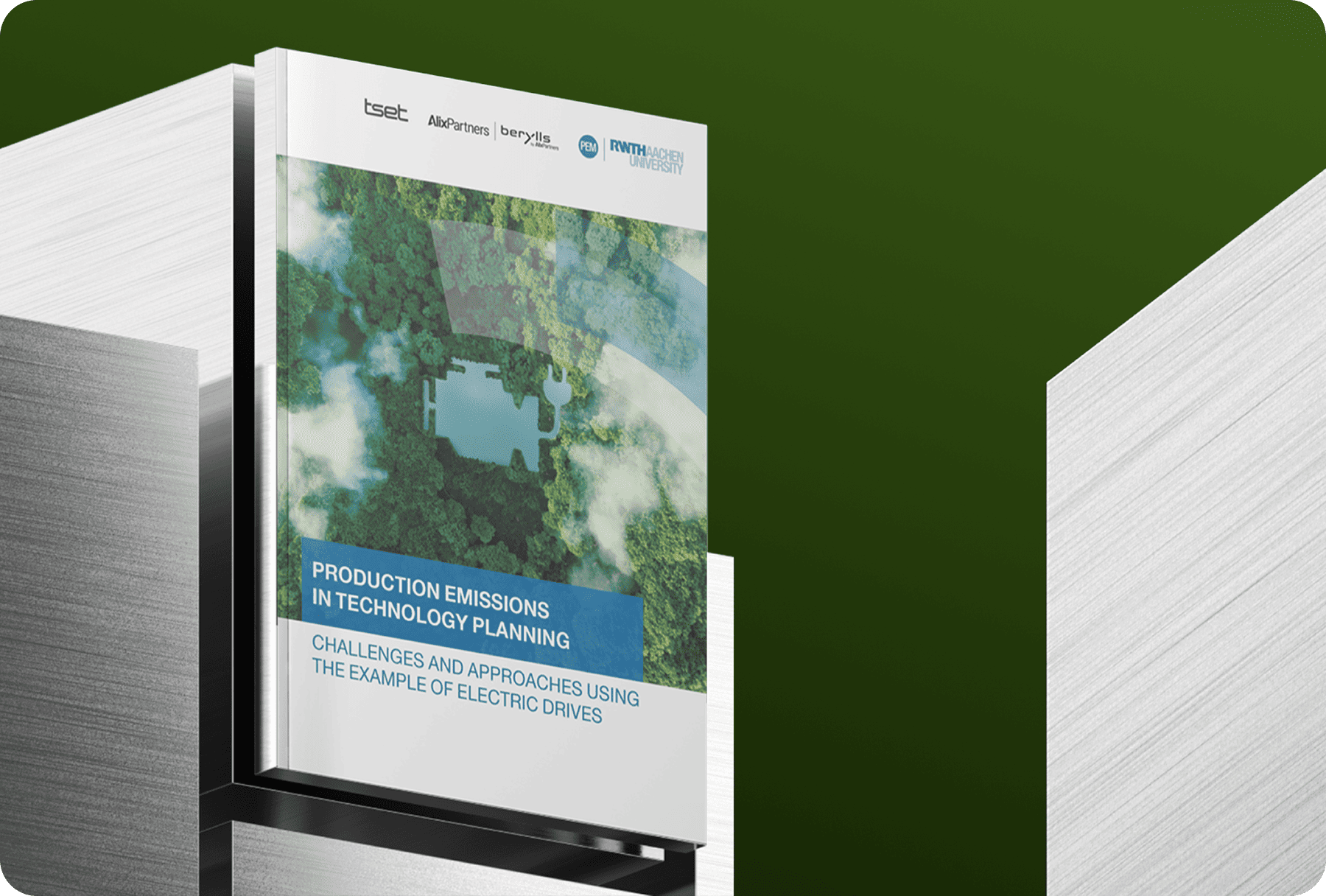 Tset whitepaper on production emissions in electric drive planning, in collaboration with RWTH Aachen and Berylls.